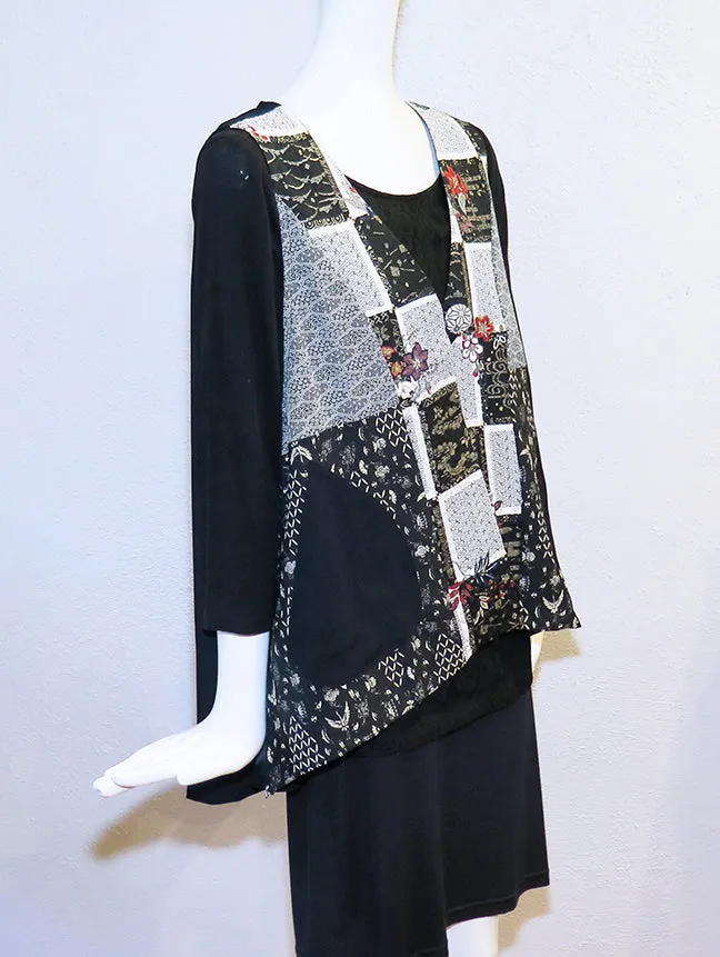 Yasuko - Vintage Kimono Silk Vest