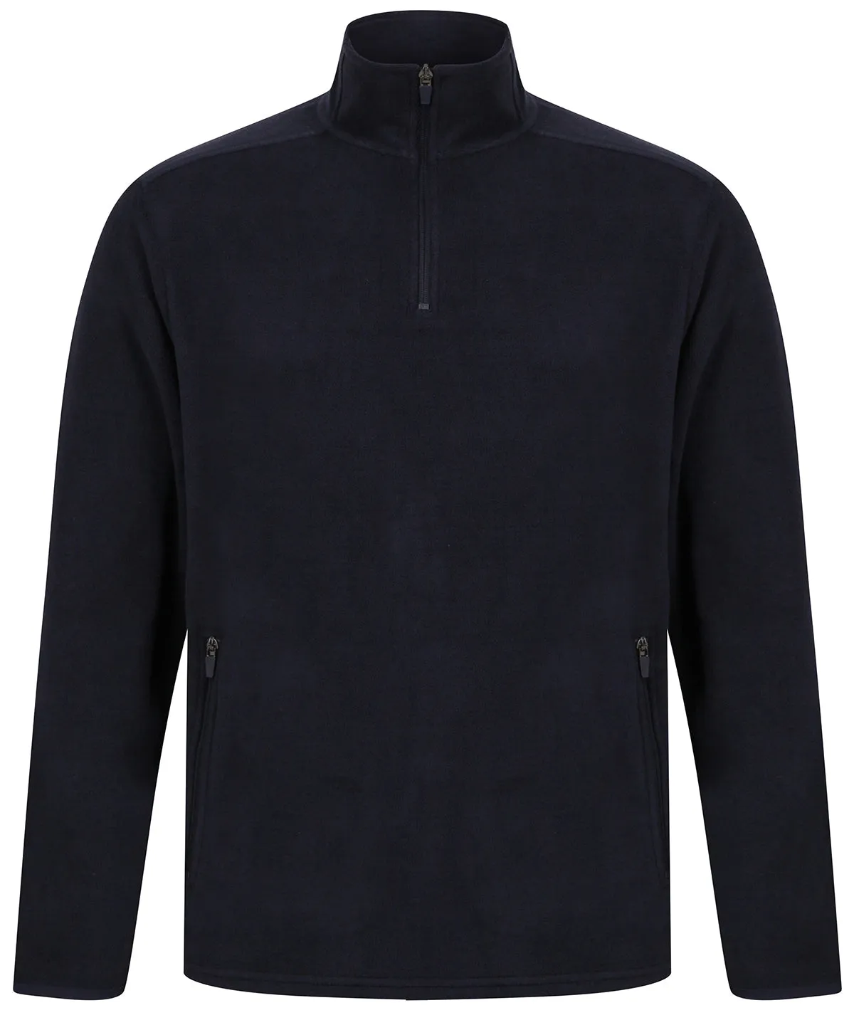 zip microfleece jacket | Navy